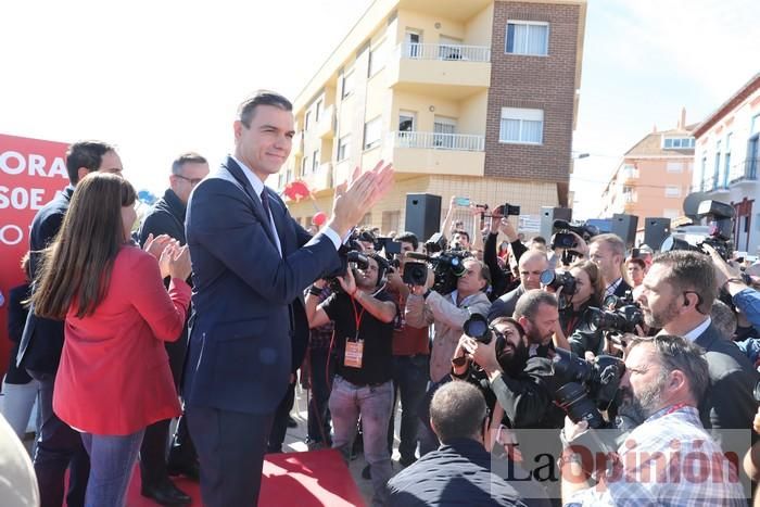 Pedro Sánchez visita Los Alcázares