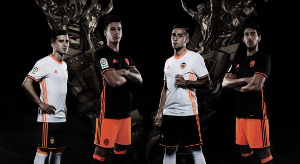 Las nuevas camisetas del Valencia CF 2016/17