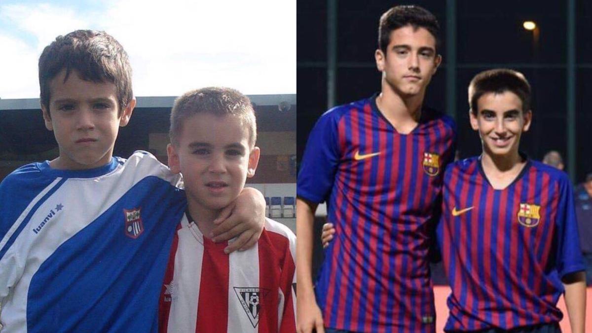 Ángel y Raúl, los primos Alarcón del Barça