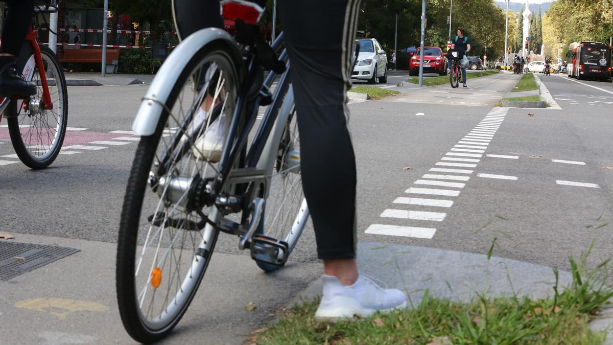 Comencen les obres del nou carril bici del carrer de Mallorca a Barcelona