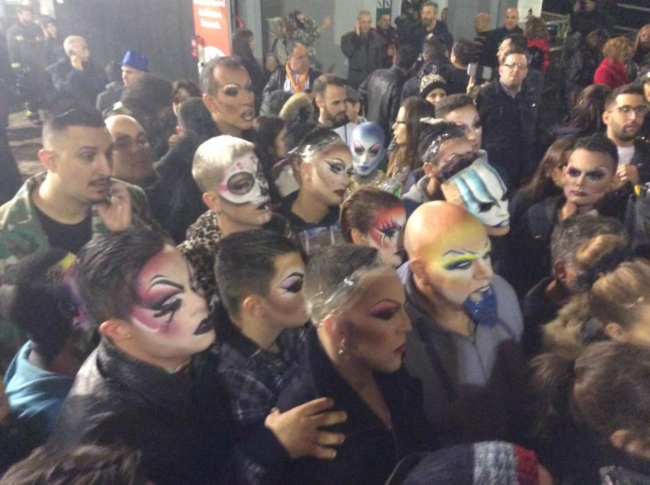 La Gala Drag tuvo que ser suspendida por el mal tiempo