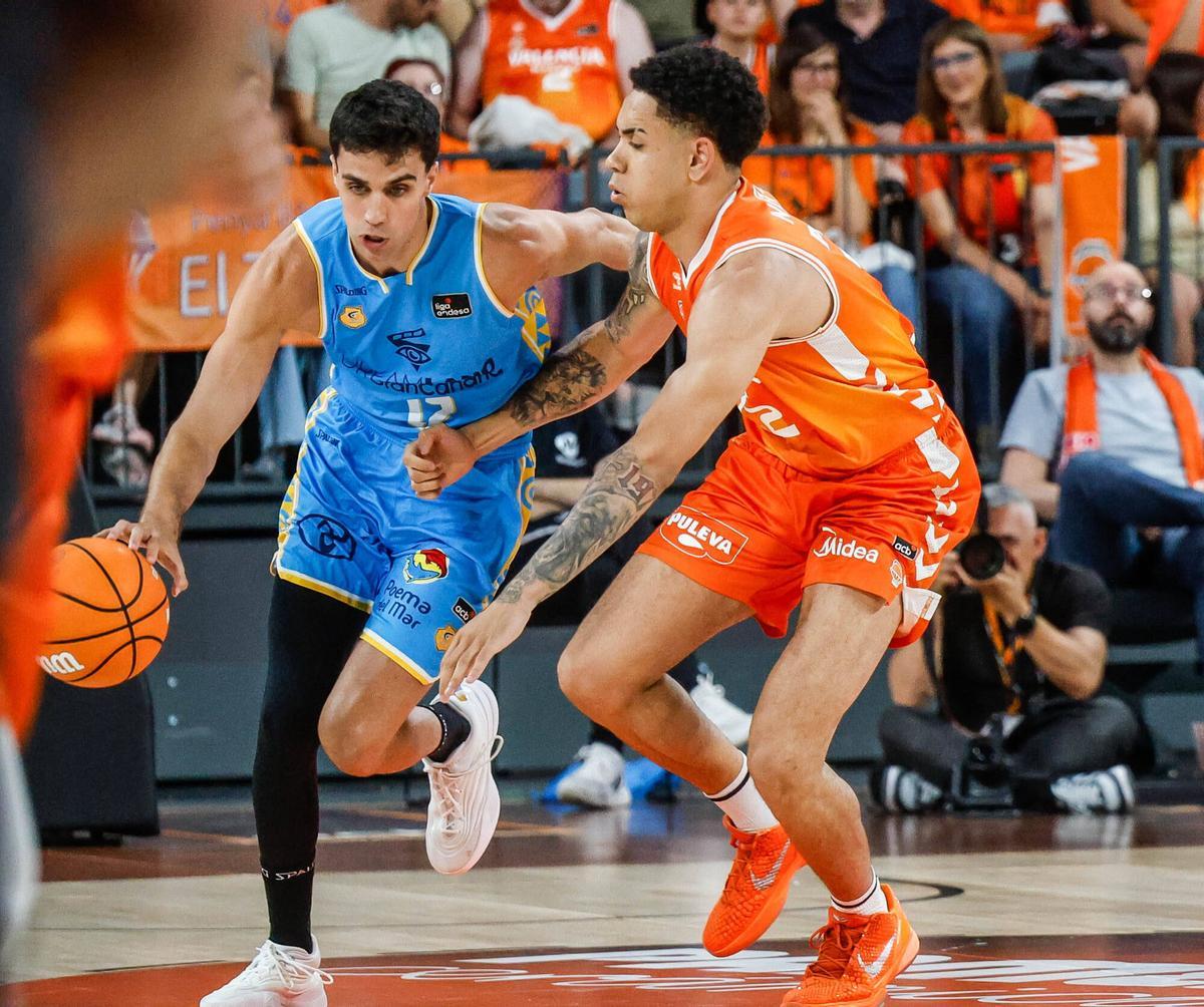Valencia VLC SPD Baloncesto ACB partido de liga Endesa entre el Valencia Basket y el Dreamland Gran Canaria Nogués