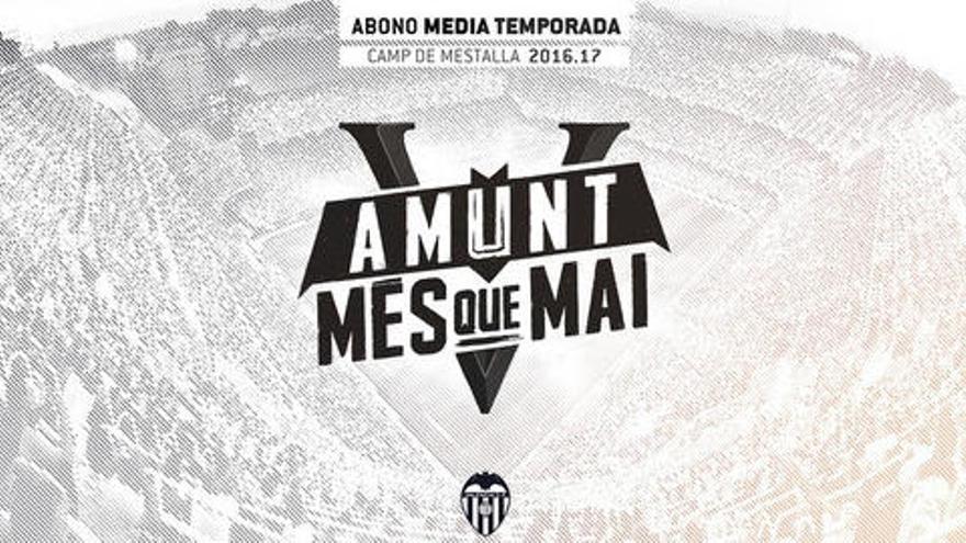 Campaña abonos media temporada del Valencia CF