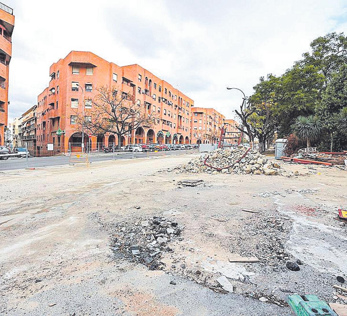 ALICANTE OBRAS PARALIZADAS PARQUE Y PLAZA SAN BLAS
