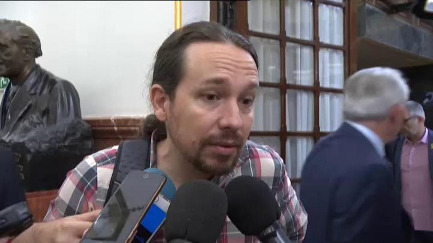 Iglesias: &quot;Es un fraude que haya medios que hablen de plagio en la tesis de Sánchez&quot;