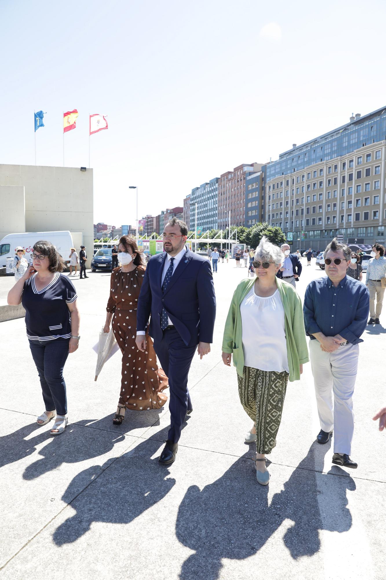 En imágenes: así fue el homenaje a Areces en Gijón