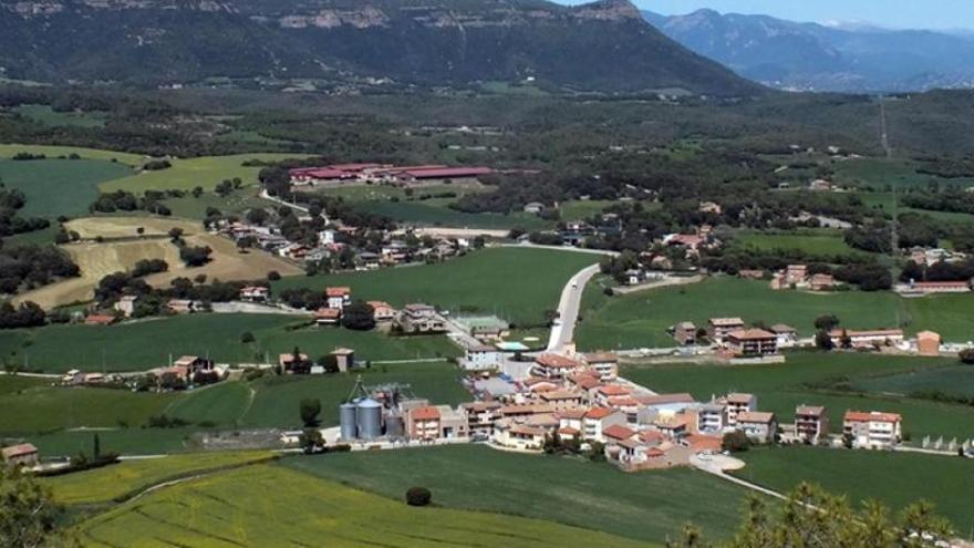 Vista panoràmica de la localitat berguedana