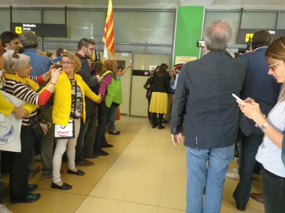 Arribada de Jami Matamala a Girona