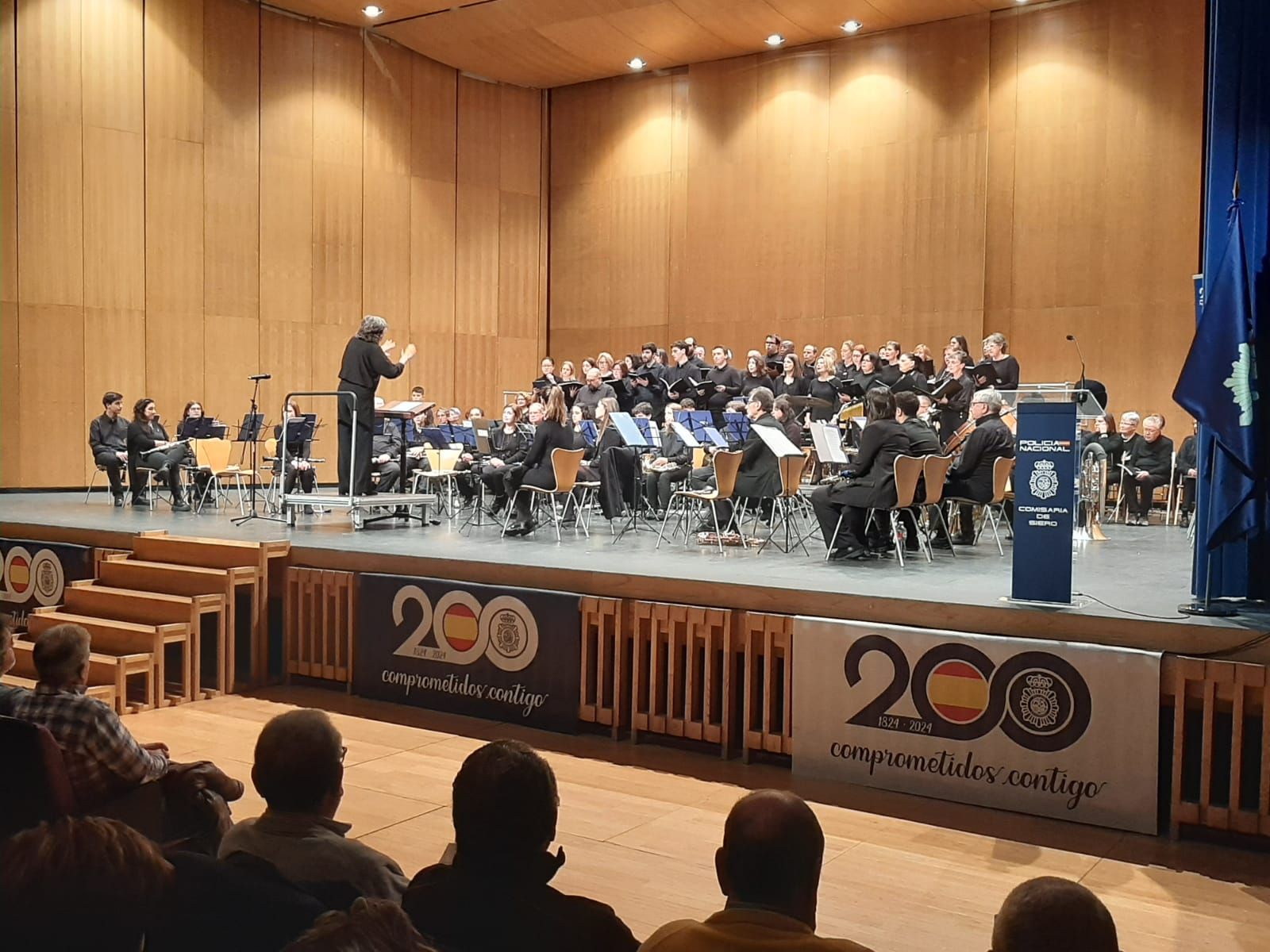 La Policía Nacional cierra su bicentenario en Siero: el acto, en imágenes