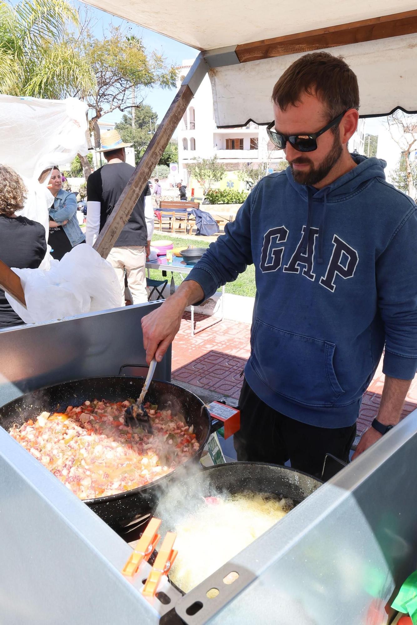 La feria del pulpo de Sant Josep, en imágenes