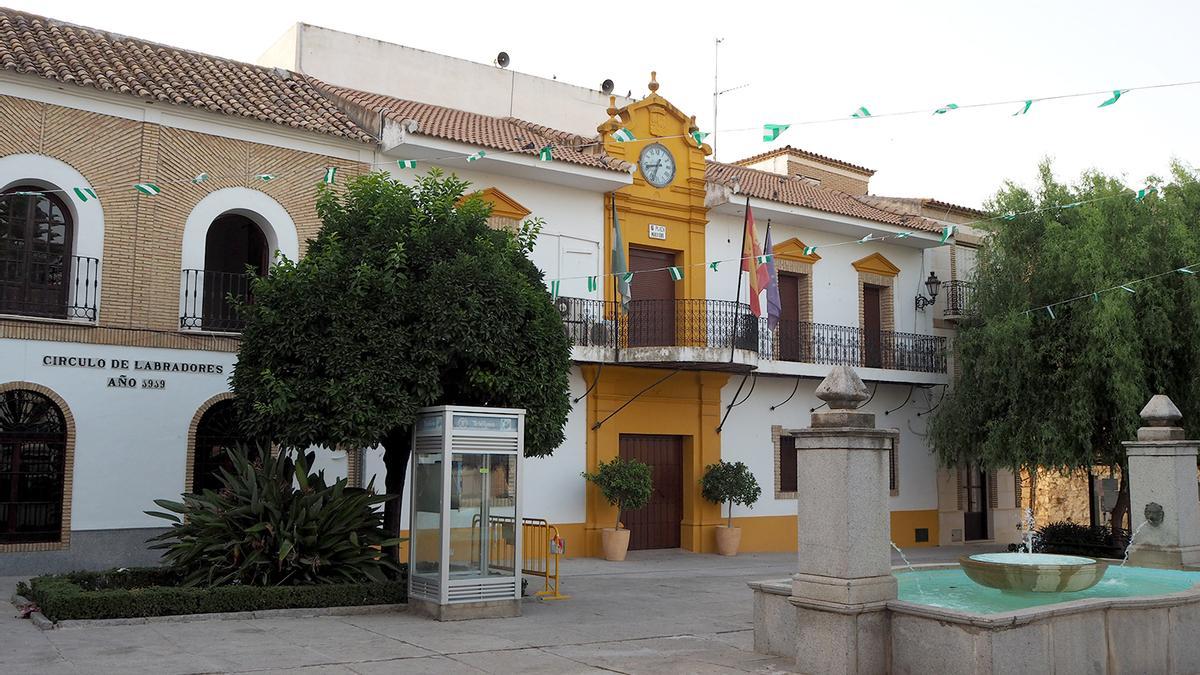 Fachada del Ayuntamiento de Santaella.