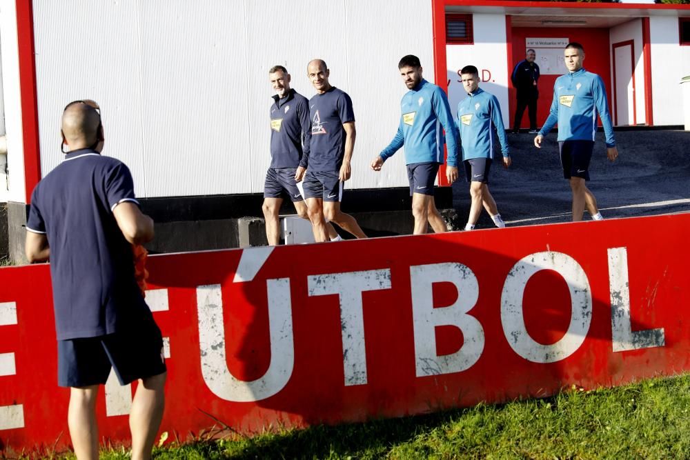 El Sporting, con la plantilla de Vesuvius