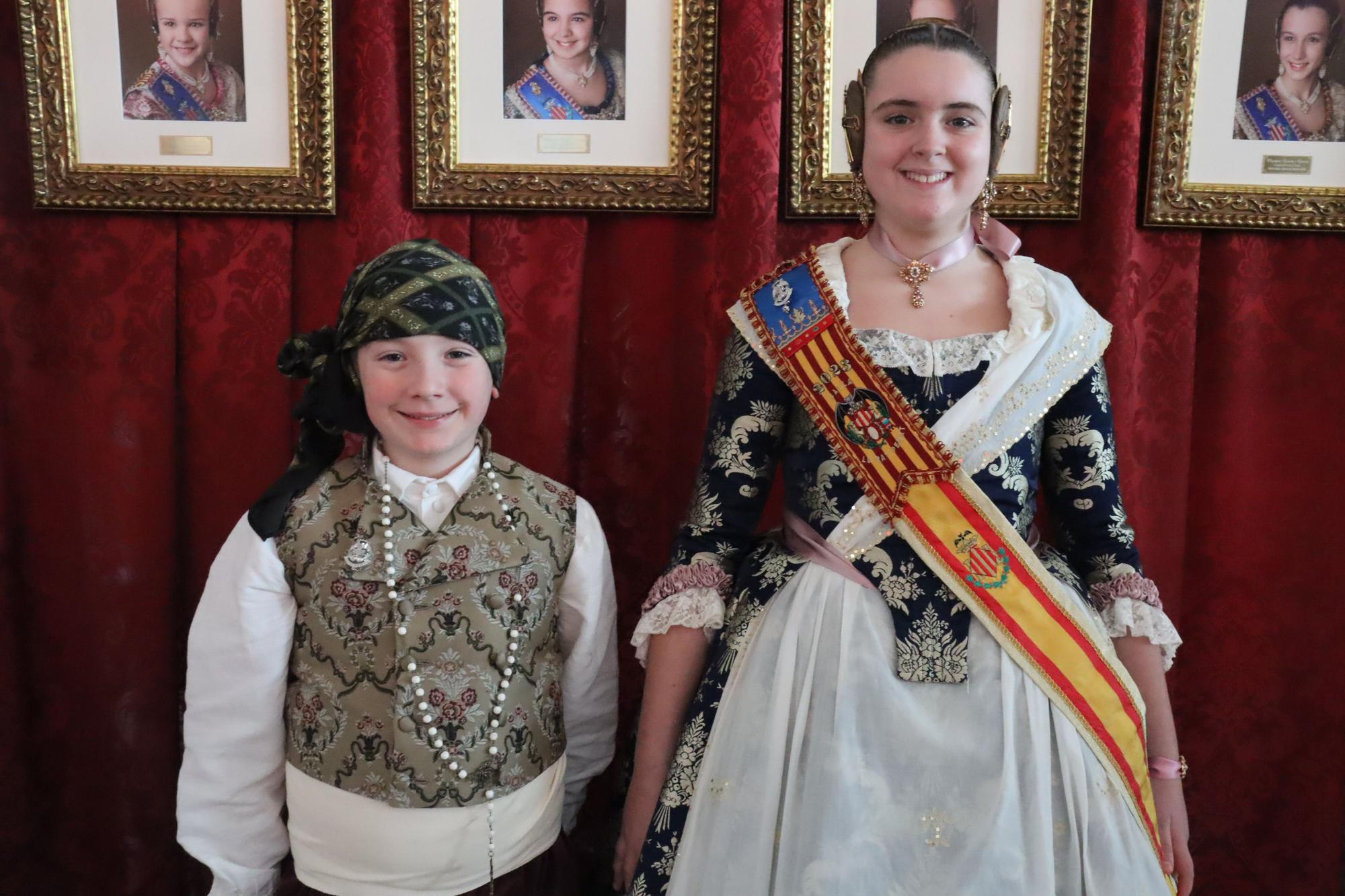 La "alfombra roja infantil" en la Exaltación de las Fallas 2023