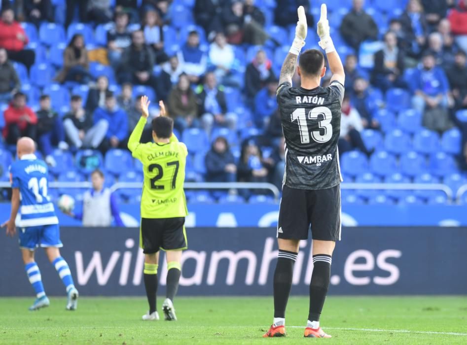 El Dépor cae 1-3 ante el Zaragoza