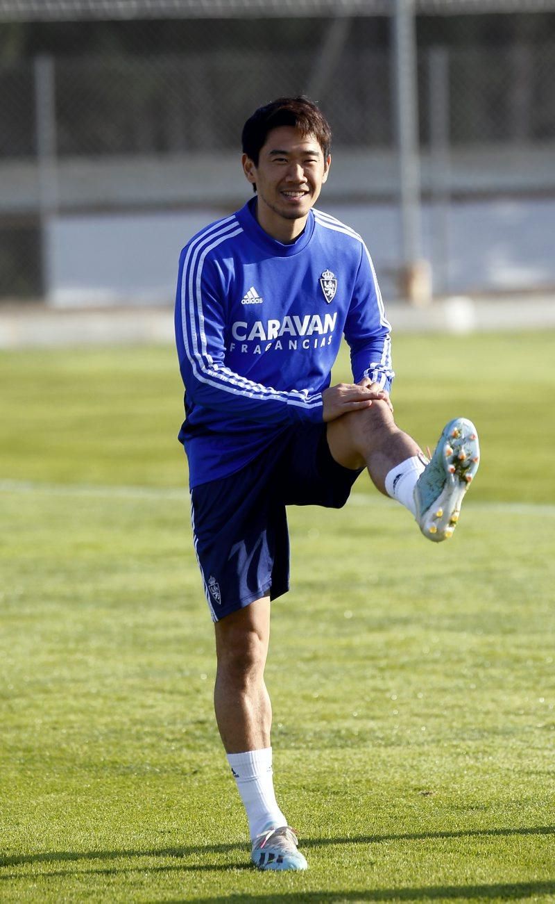 Entrenamiento del Real Zaragoza, 25 de febrero