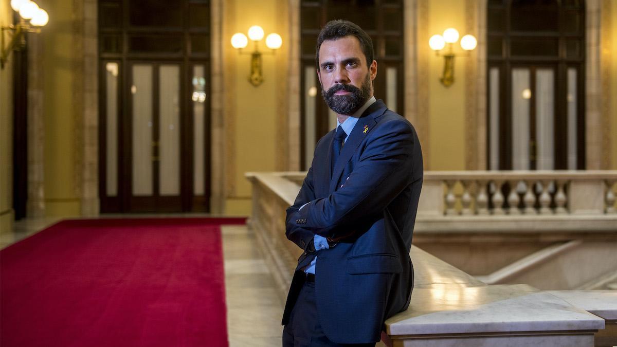 Roger Torrent, esta semana en el Parlament