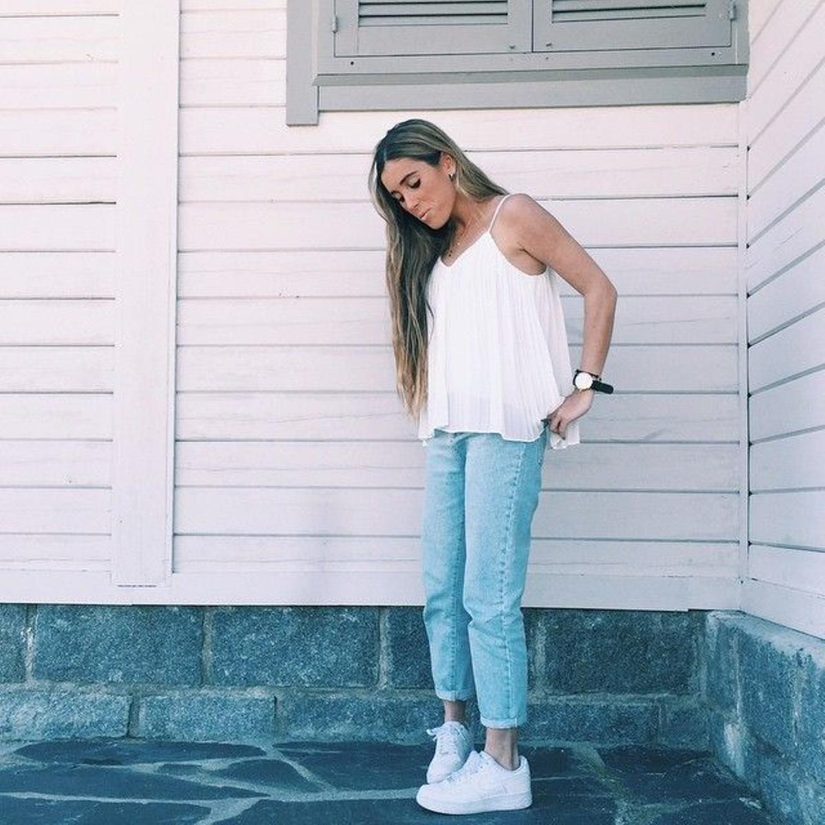 Dobladillo de pantalón en Instagram, Claudia Parras