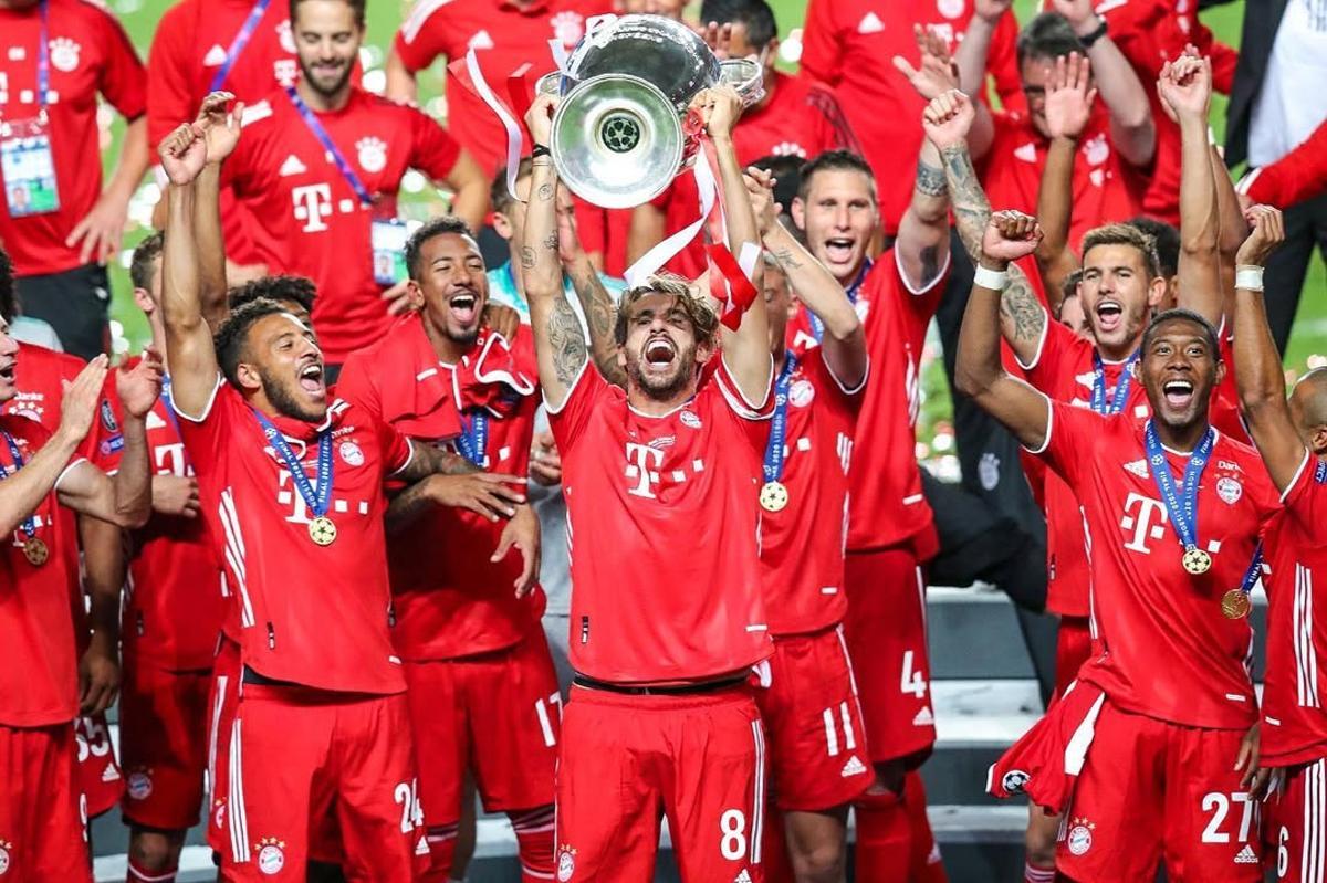 Javi Martínez, con la Champions