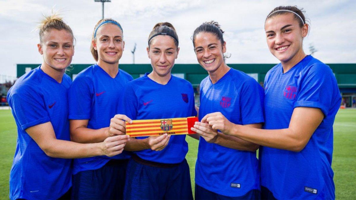 Estas son las cinco capitanas del equipo femenino