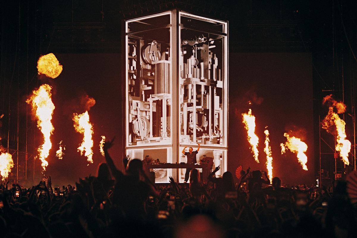 David Guetta bei seiner „The Monolith Show“ auf dem Mallorca Live Festival 2026