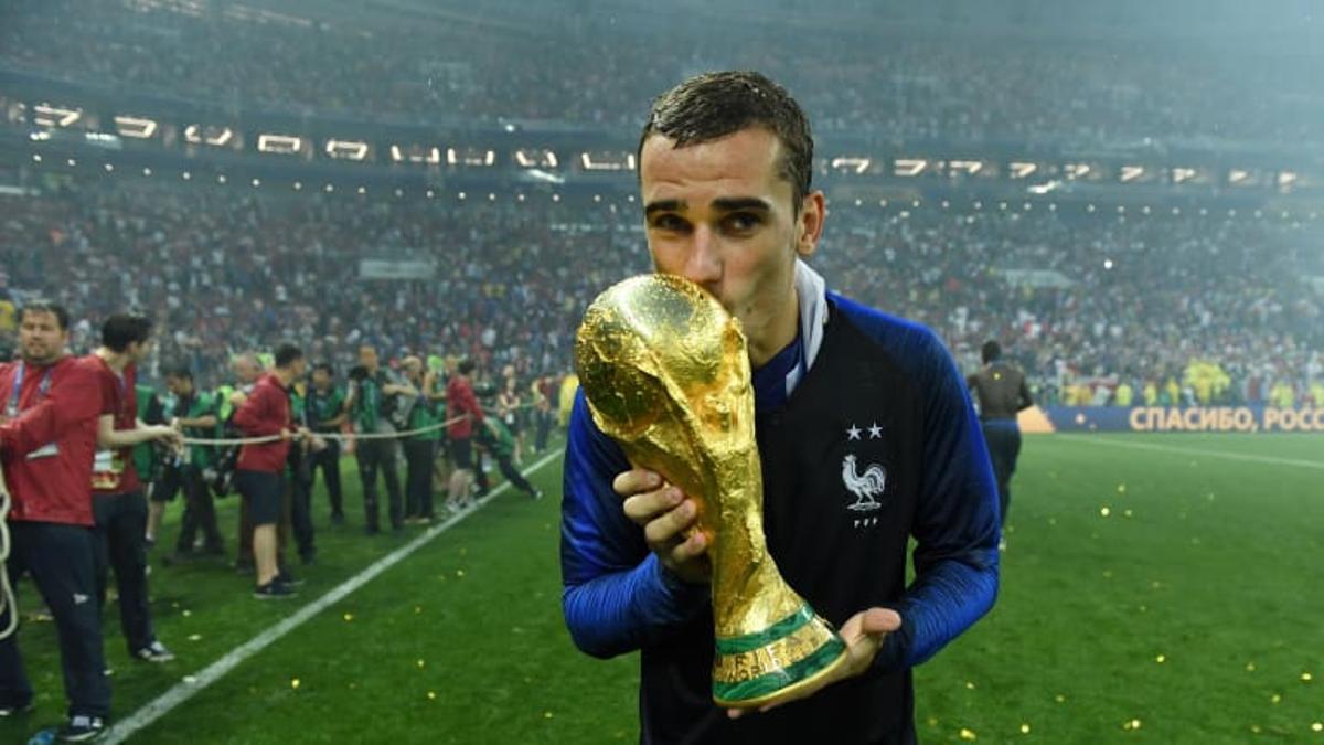 Griezmann, campeón del mundo con Francia en 2018