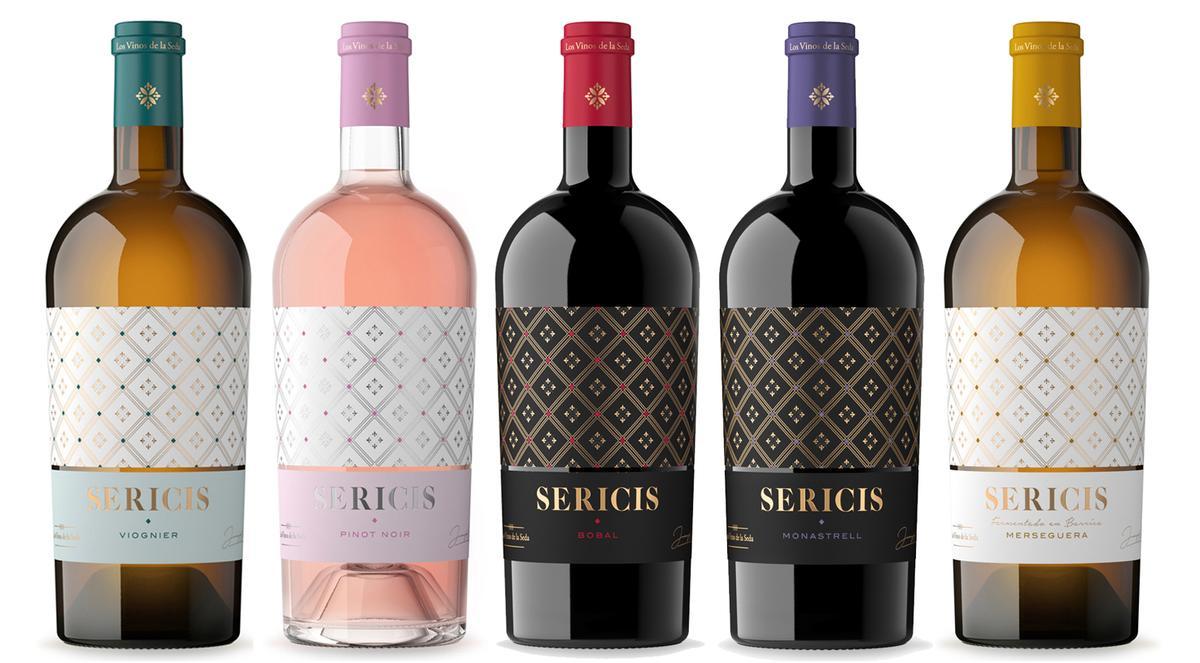 Viognier, Pinot Noir, Bobal, Monastrell y Merseguera componen la colección.