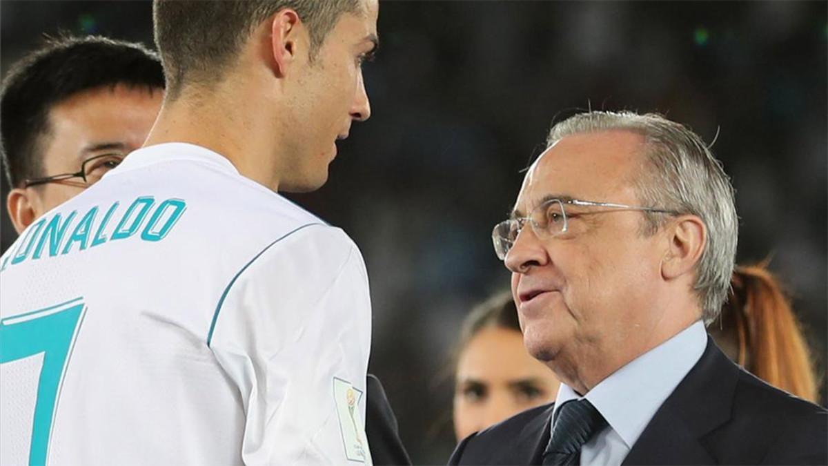 Florentino Pérez elogió a Cristiano Ronaldo