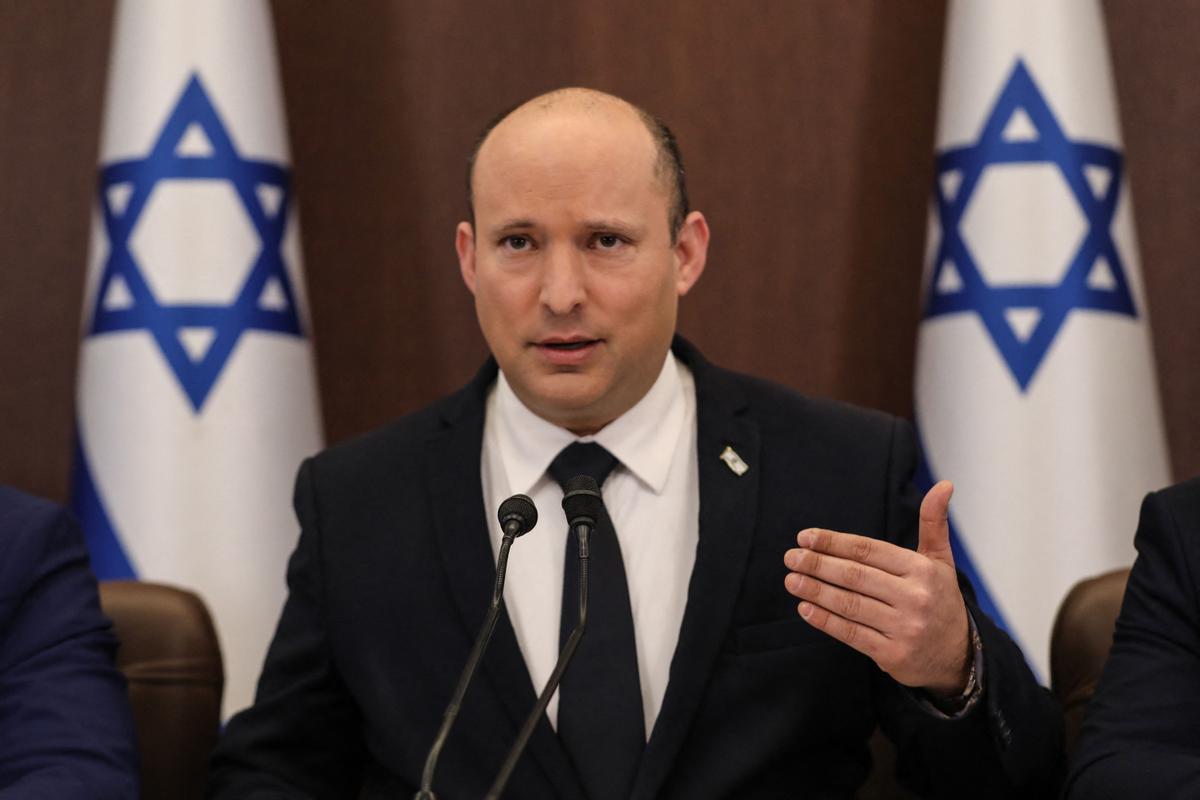 El primer ministro israelí, Naftali Bennett.