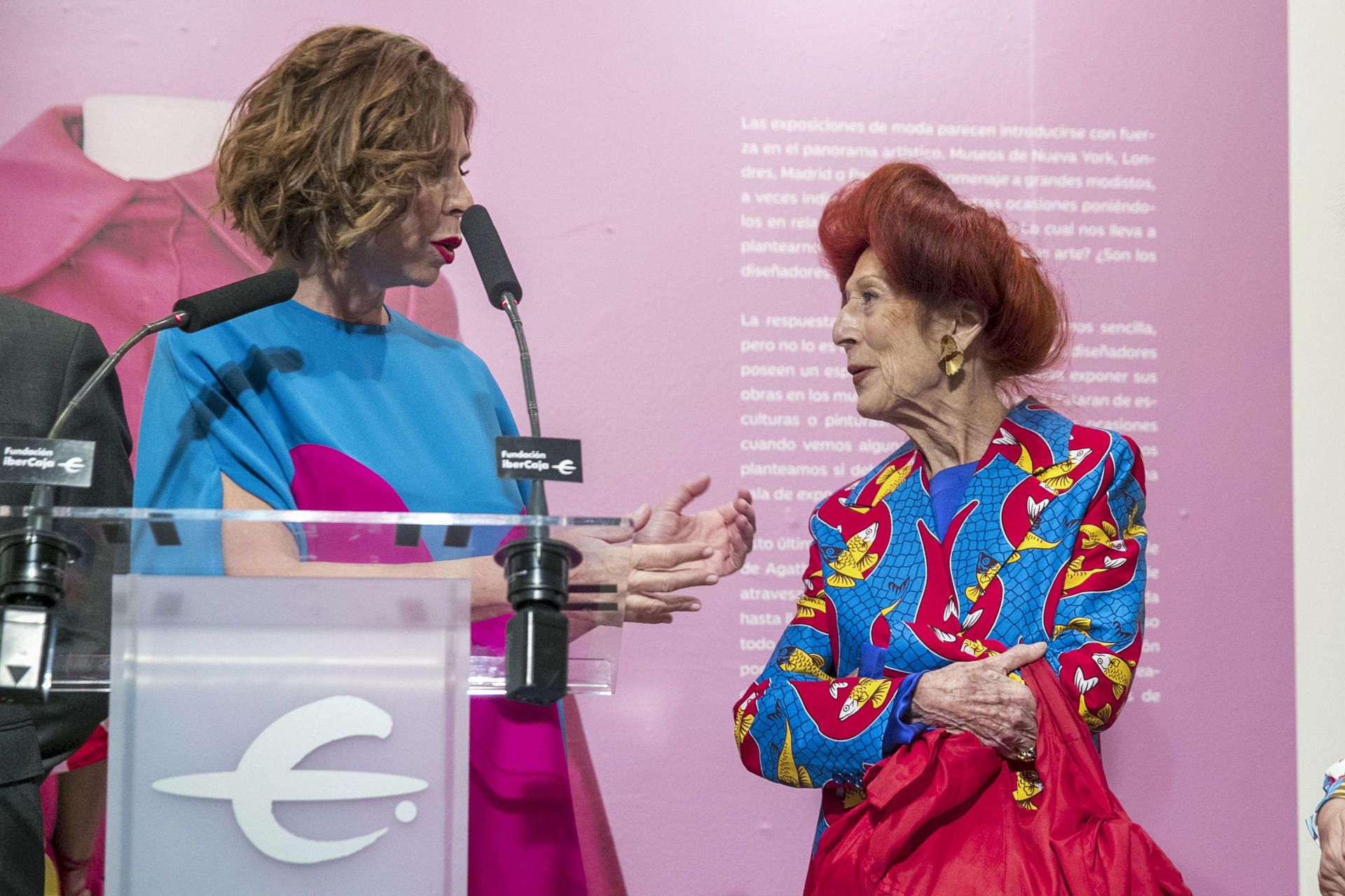 En imágenes | Así ha sido la presentación de la exposición de Ágatha Ruiz de la Prada en el Patio de la Infanta