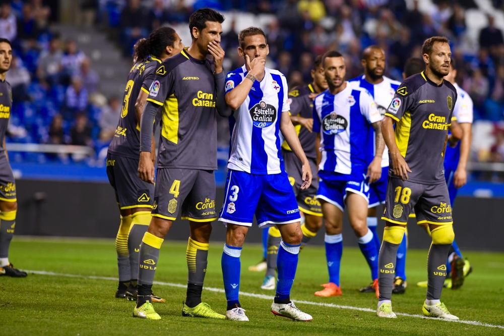 El Dépor cae goleado ante Las Palmas