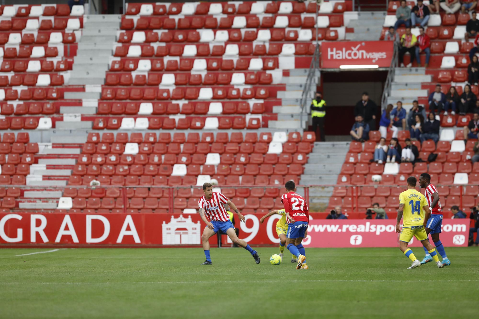 El partido del Sporting ante Las Palmas, en imágenes