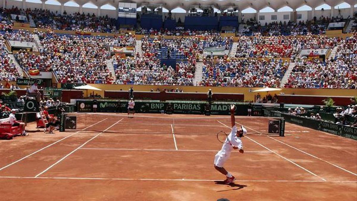 La plaza de toros de Puerto Banús acogió una eliminatoria España-Alemania de Copa Davis en 2009.
