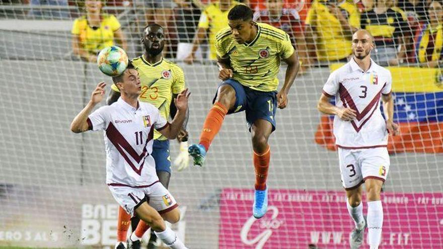 Juanpi y Mikel con la selección venezolana