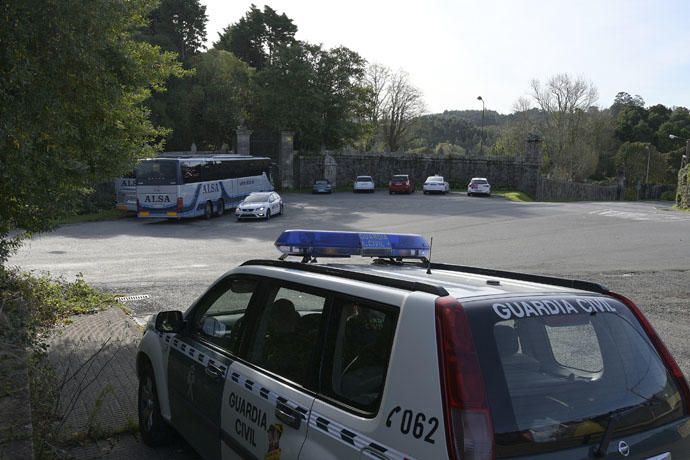 La Guardia Civil custodia el pazo de Meirás