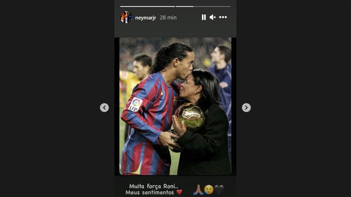 El mensaje de Neymar a Ronaldinho