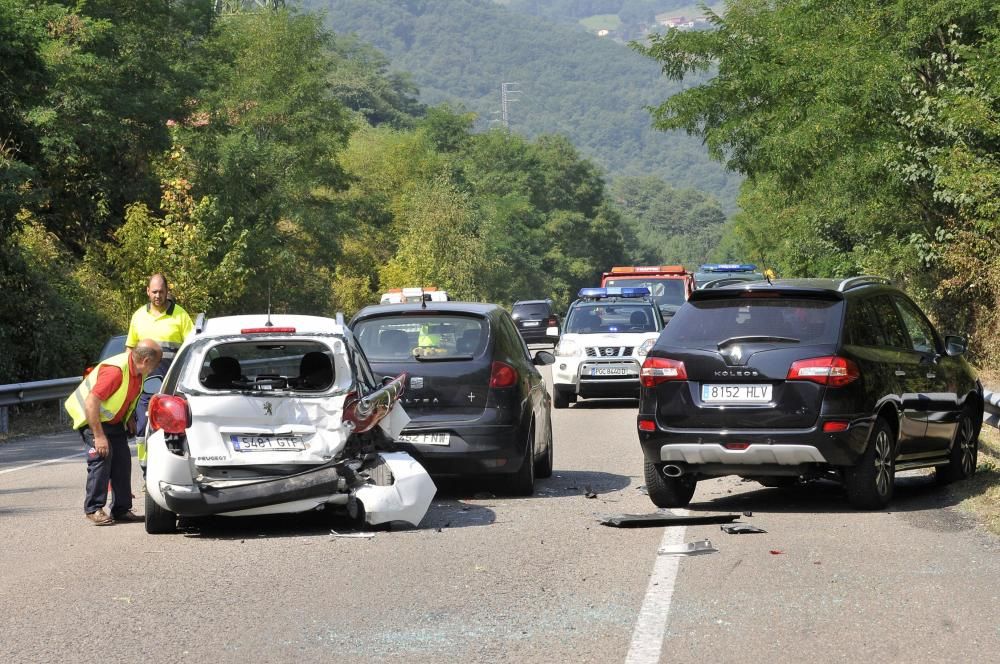 Accidente en el corredor del Nalón