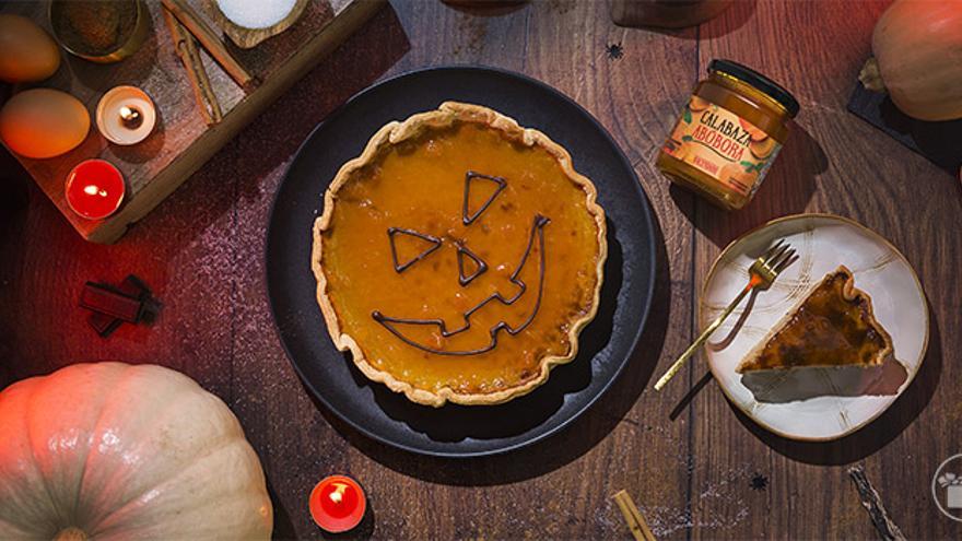 Tarta de calabaza para Halloween de Mercadona.