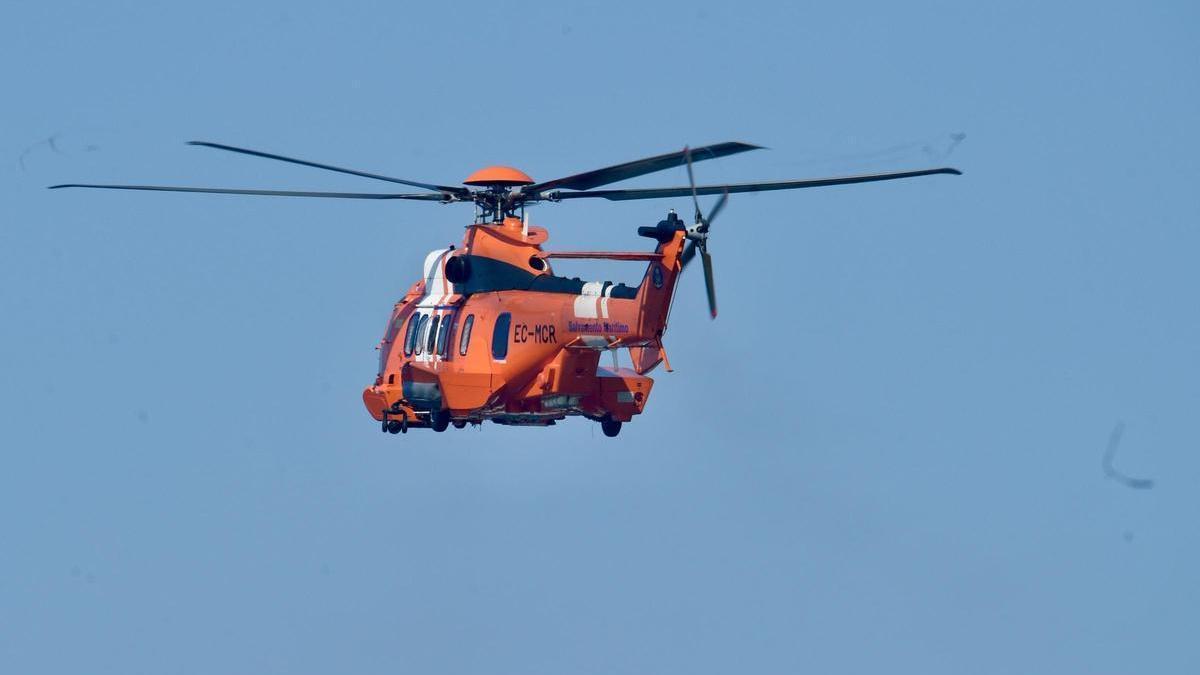 Helicóptero de Salvamento Marítimo en una imagen de archivo.