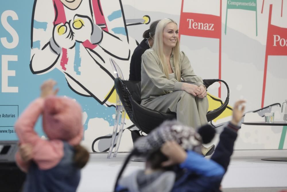 Premios Princesa de Asturias: Encuentro de Lindsey Vonn con estudiantes en Avilés