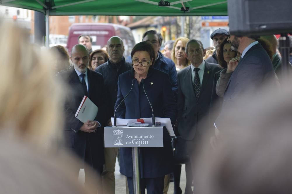 Inauguración del parque José Antonio Roncero en Gijón