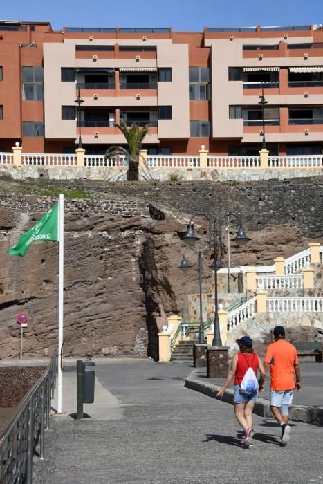 30/11/2018 TELDE.  Zona donde ira el ascensor ...