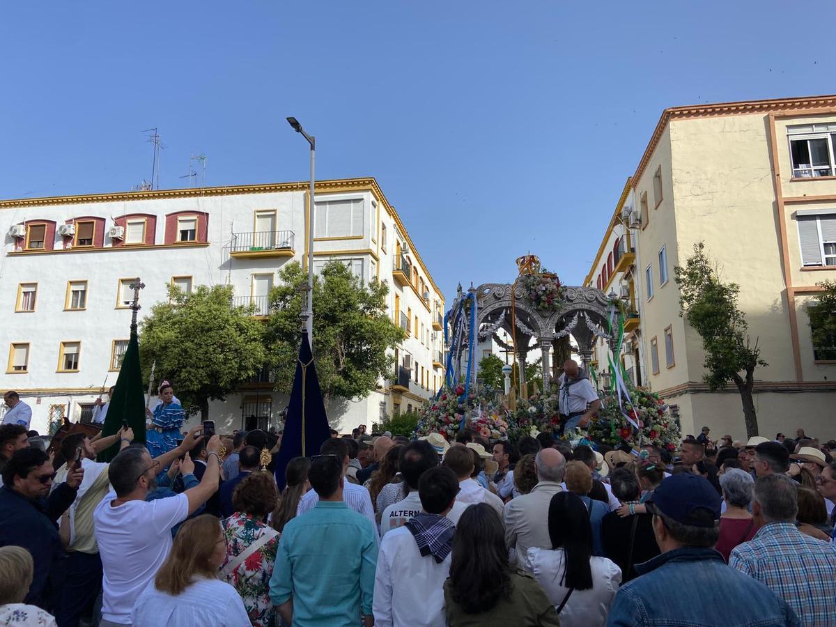 Salida de la Hermandad del Rocío de Huelva.