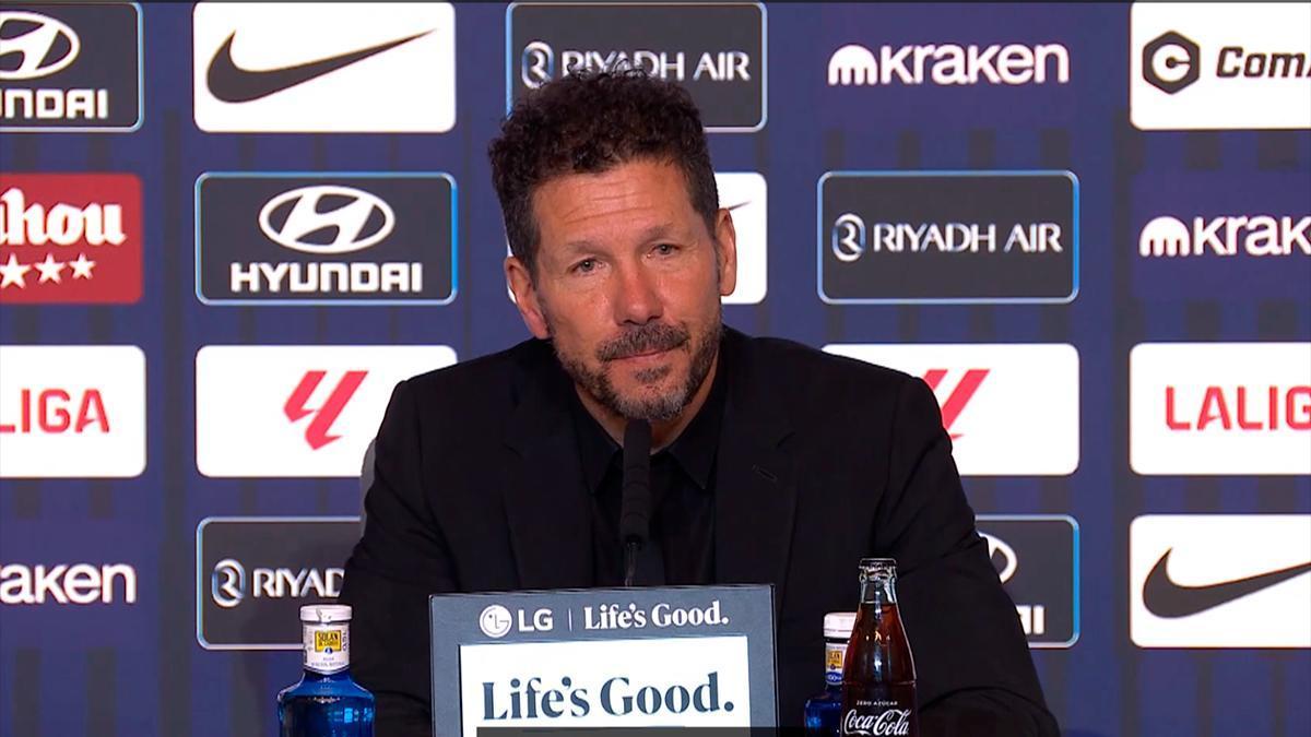 Simeone en rueda de prensa