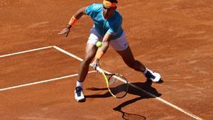 Tennis - ATP 1000 - Italian Open - Foro Italico, Rome, Italy - May 16, 2019   Spain’s Rafael Nadal in action during his second round match against France’s Jeremy Chardy   REUTERS/Matteo Ciambelli