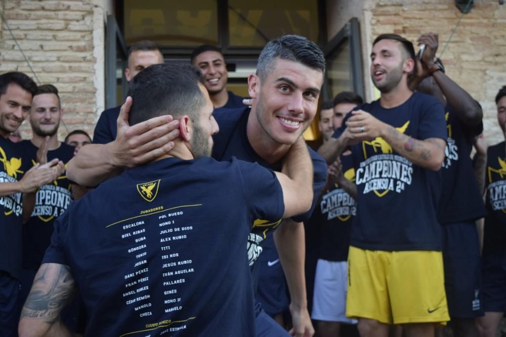 Celebración del ascenso a Segunda División A del UCAM