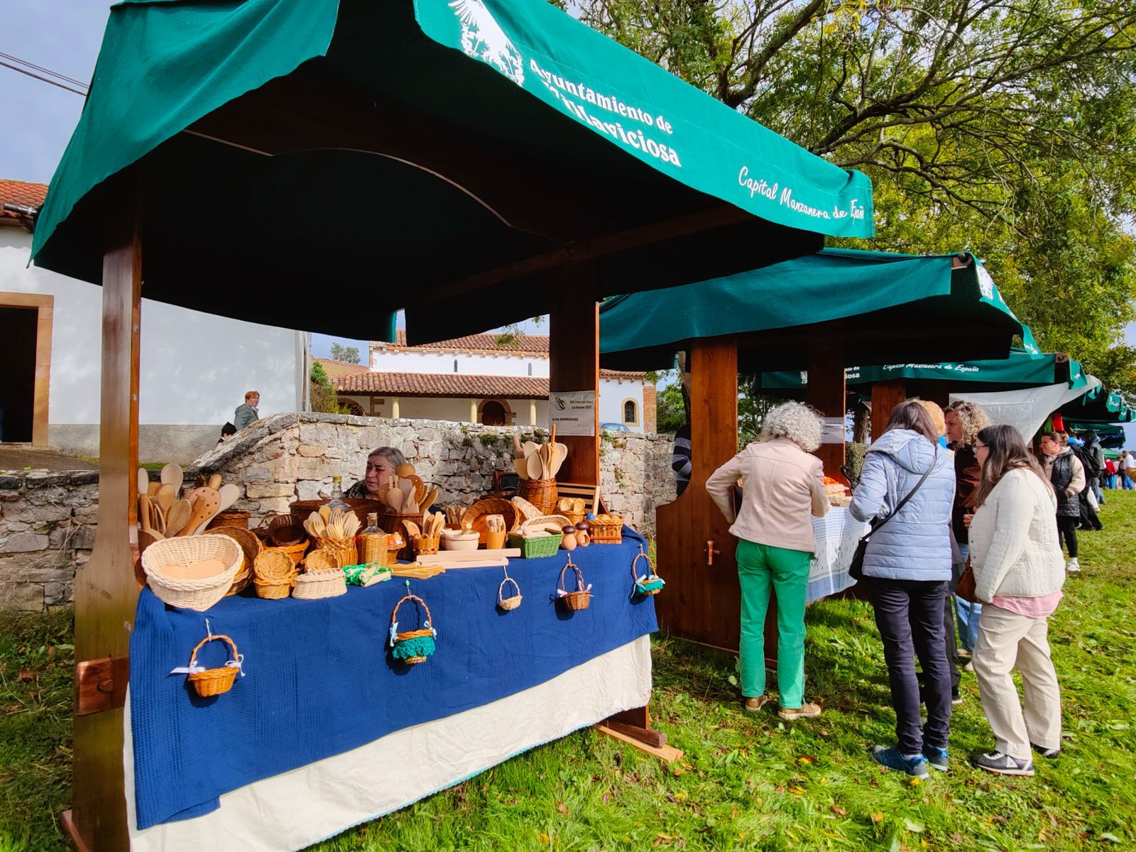 Así vivió Camoca su feria del lino y las nueces