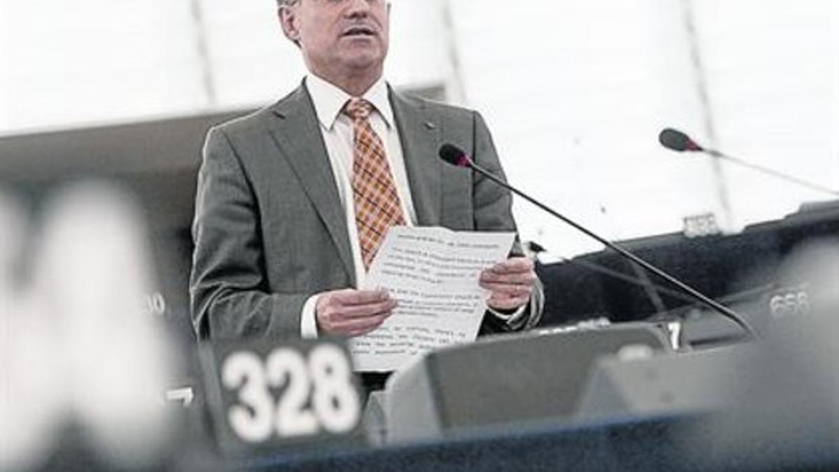 Ramon Tremosa, durante una intervención en el Parlamento Europeo.