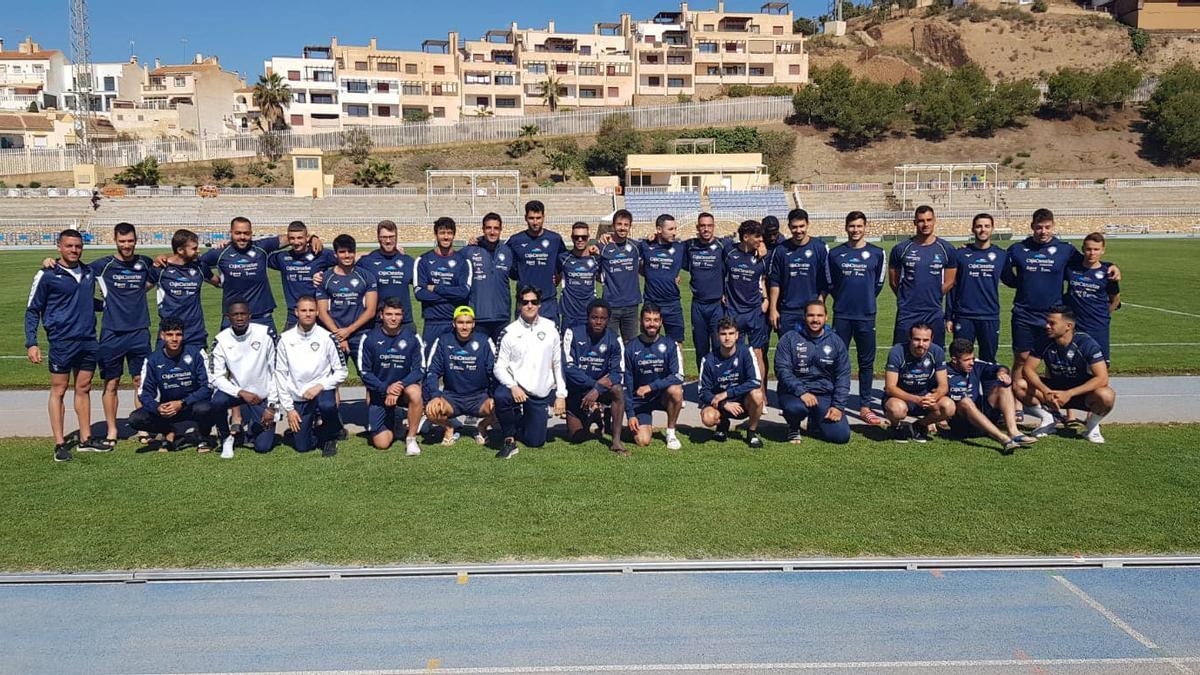 Plantilla masculina del Tenerife CajaCanarias