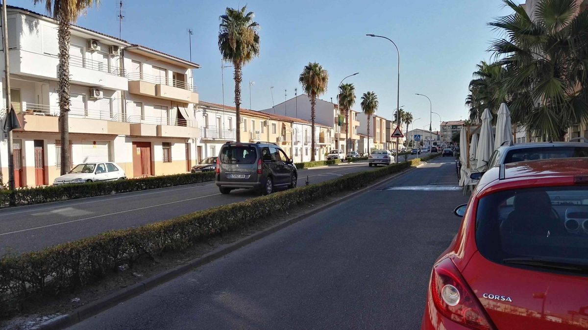 Avenida Lusitania en Moraleja.