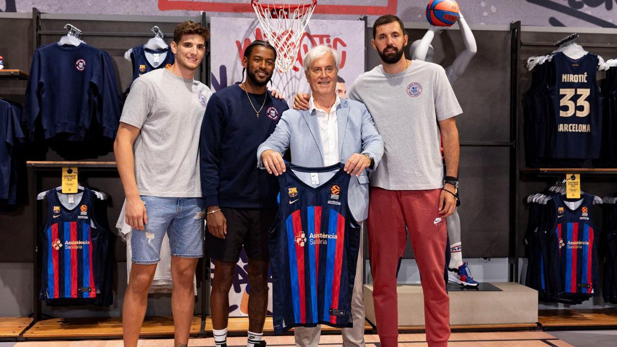 Así ha presentado el Barça de baloncesto la equipación para la temporada 2022/2023